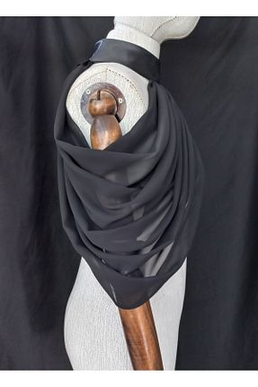 شال مشکی زنانه پلی استر es moda shop - کد 856193697