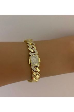 دستبند استیل (فولاد) طلائی زنانه استیل (فولاد) Chiaro Accessory - کد 800869059