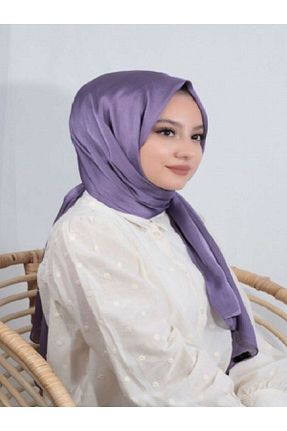 شال بنفش زنانه پنبه پلی استر ALLURİNG - کد 150268411