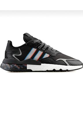 کفش اسنیکر مشکی مردانه بند دار adidas - کد 856313618