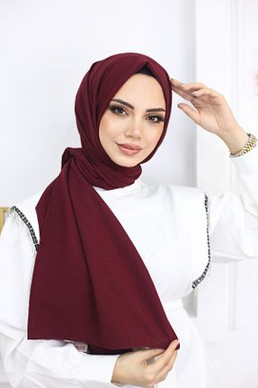شال زرشکی زنانه جاز ŞİNKESK - کد 848876156