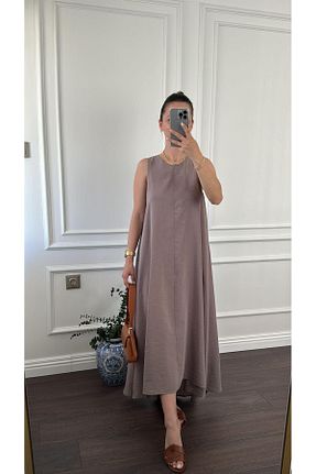 لباس طوسی زنانه بافتنی Büşce - کد 856642905