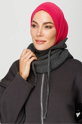 کلاه طوسی زنانه پنبه ای HUDANA - کد 856858697