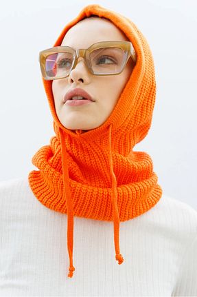کلاه نارنجی زنانه پنبه ای HUDANA - کد 856658248