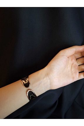 دستبند جواهر متالیک زنانه فلزی PrestigeSO - کد 856682383