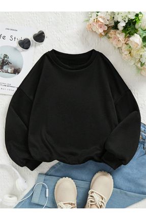 سوئیشرت مشکی بچه گانه ساده Pelna - کد 856674267