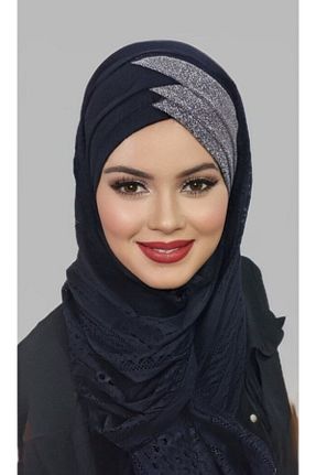 روسری مشکی شیفون Polikromi - کد 856753840