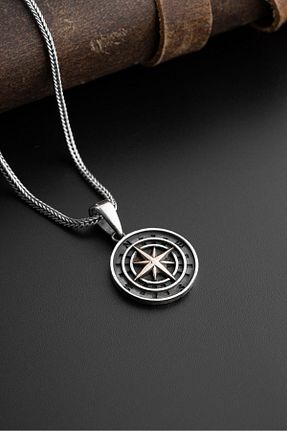 گردنبند نقره مردانه 925 عیار Vetro Silver - کد 850413848