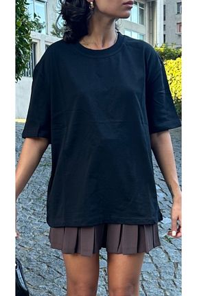 تیشرت رنگی زنانه اورسایز SANX - کد 849684925