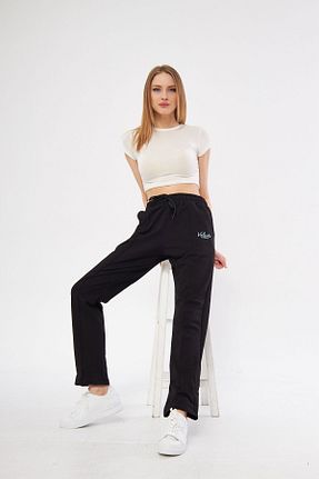 شلوار کرمگن مشکی زنانه رگولار VALENTE WEAR - کد 810020136
