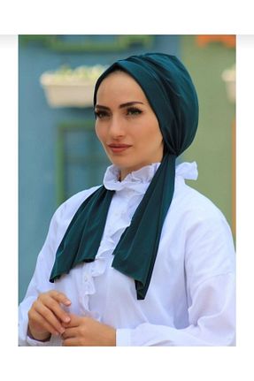 روسری سبز ساده Ayselcehobi - کد 346395289