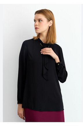 پیراهن مشکی زنانه رگولار BERNE - کد 834966279