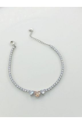 خلخال جواهر قهوه ای زنانه فلزی DS DİAMONDSHOP - کد 856790116