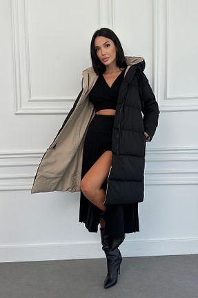 کاپشن مشکی زنانه رگولار Weyeze - کد 202870009