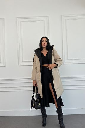 کاپشن مشکی زنانه رگولار Weyeze - کد 202870009