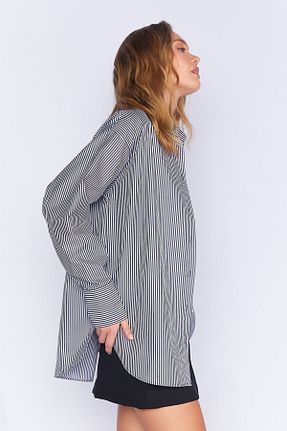 پیراهن مشکی زنانه اورسایز Manche - کد 823718104