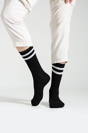 جوراب اسپرت مشکی مردانه پنبه ای Socks Here - کد 824367500