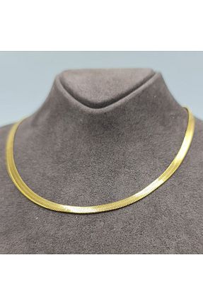 گردنبند استیل ( فولاد ) طلائی زنانه استیل (فولاد) SONER ERSOY KUYUMCULUK - کد 675642554