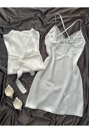 ربدوشام نباتی زنانه ساتن Lena Homewears - کد 853954889