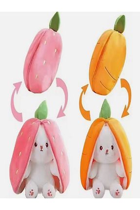 اسباب بازی مخملی صورتی بچه گانه 20 cm Pufu Toys - کد 762661273
