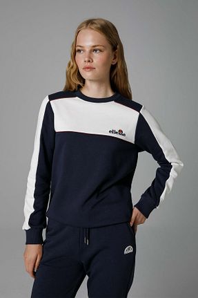 سوئیشرت اسپرت سرمه ای زنانه رگولار Ellesse - کد 855693402