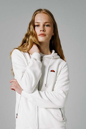 سوئیشرت اسپرت سفید زنانه رگولار Ellesse - کد 855382481