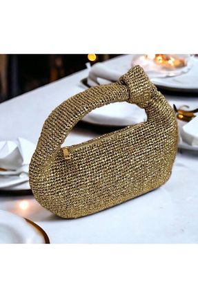 کیف دستی طلائی زنانه سایز متوسط CottonCrafty - کد 856914071