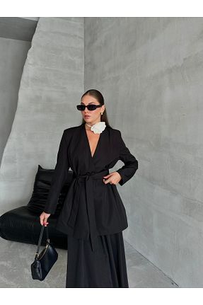 کت مشکی زنانه Relaxed Laluvia - کد 856919579
