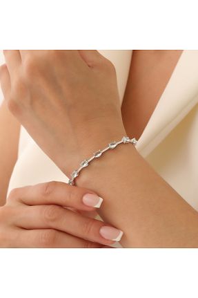 دستبند نقره زنانه 925 عیار Rachel Silver - کد 856905772
