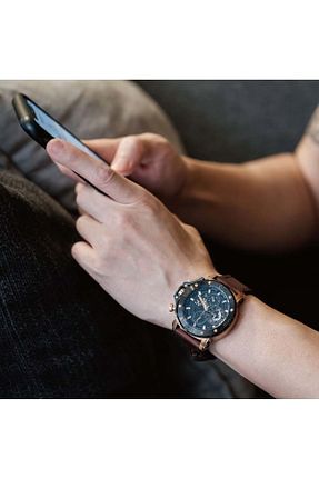 ساعت مچی قهوه ای مردانه 46-50 میلی متر Alexandre Christie - کد 856707440