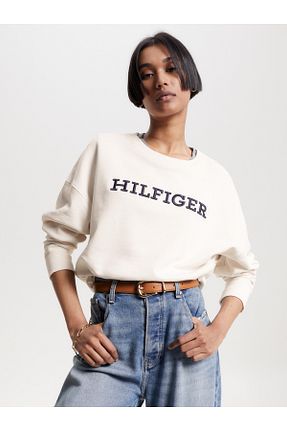 پلیور بژ زنانه ساده Tommy Hilfiger - کد 840180881