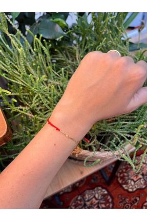 دستبند جواهر قرمز زنانه استیل (فولاد) yubijewelry - کد 856473502