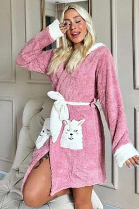 ربدوشام صورتی زنانه Polar Pijamaevi - کد 856524212