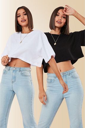 تیشرت مشکی زنانه اورسایز BESTTRENDY - کد 839475972