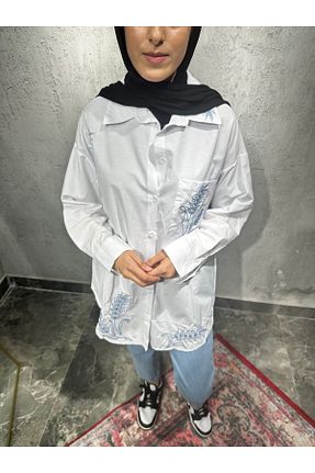 ست بالاتنه و پائین تنه آبی زنانه پنبه ای HAZEF - کد 856536091