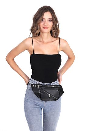 کیف کمری مشکی زنانه چرم مصنوعی Top All BAG - کد 54703870