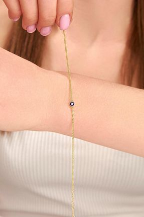 دستبند نقره آبی زنانه 925 عیار Tmt Silver - کد 744167626