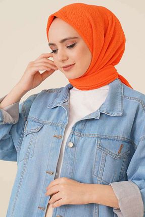 شال نارنجی زنانه جاز Şalland - کد 856576859