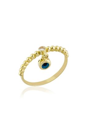 انگشتر طلا زرد زنانه 14 عیار by milo jewellery - کد 856603035