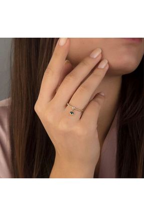 انگشتر طلا زرد زنانه 14 عیار by milo jewellery - کد 856603035