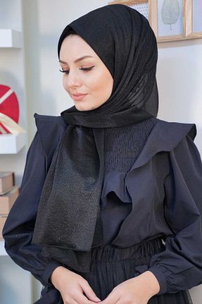 شال مشکی زنانه شیفون Genel Markalar - کد 336163334
