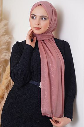 شال صورتی زنانه پنبه ای Genel Markalar - کد 333637794