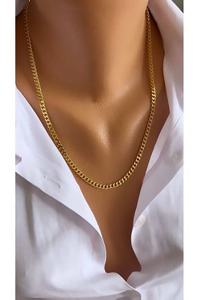گردنبند جواهر طلائی زنانه روکش طلا Nevaa Still - کد 841734674
