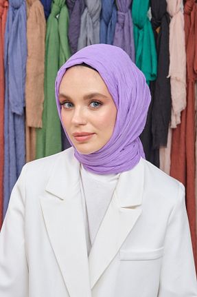شال بنفش زنانه ویسکون Şalland - کد 856603594