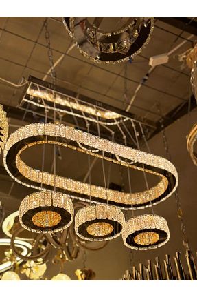 لوستر سنگ کریستال Led - کد 842458732