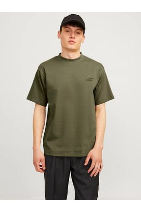 تیشرت سبز مردانه Straight Jack & Jones - کد 856672251