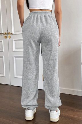 شلوار کرمگن طوسی زنانه اورسایز NAKRUF - کد 856459870