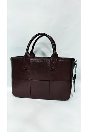کیف دستی زرشکی زنانه ابعاد بزرگ valentina victoria - کد 856744006