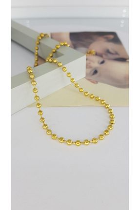 گردنبند استیل ( فولاد ) طلائی زنانه استیل (فولاد) SONES - کد 807946979