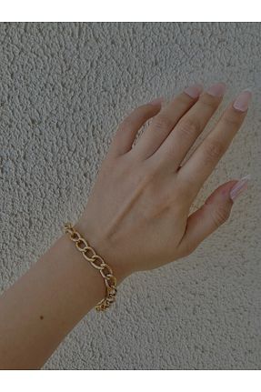 دستبند جواهر طلائی زنانه Monalisa - کد 852389520